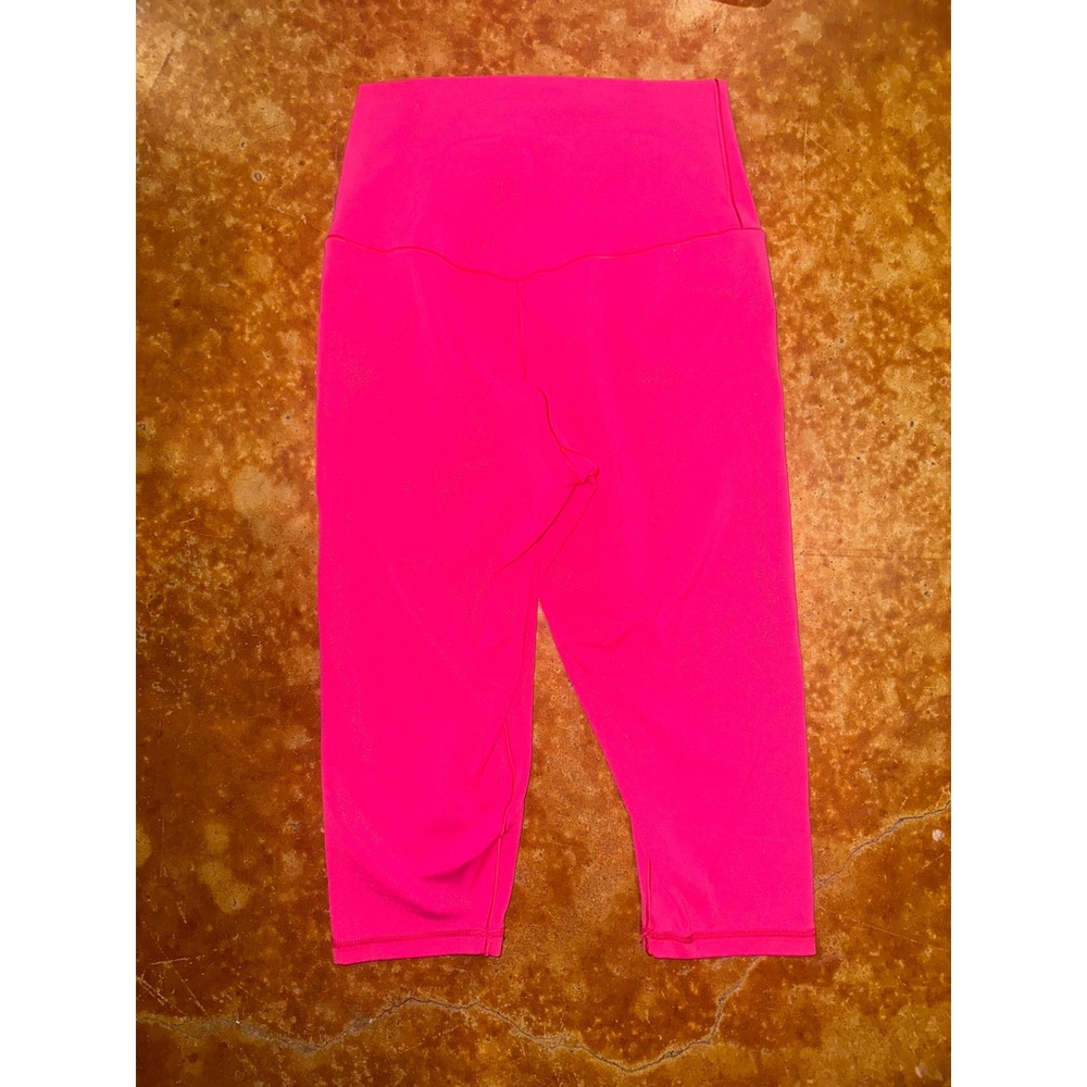Aerie Activewear Set Sports Bra and High Waisted Cropped Leggings Neon 2 Piece - Picture 5 of 5